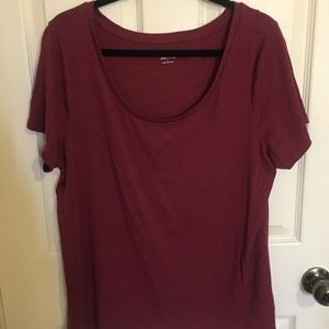 Maroon T-Shirt // Old Navy